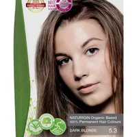 NATURIGIN Organic Based 100% Permanent Hair Colours Dark Blonde 5.3