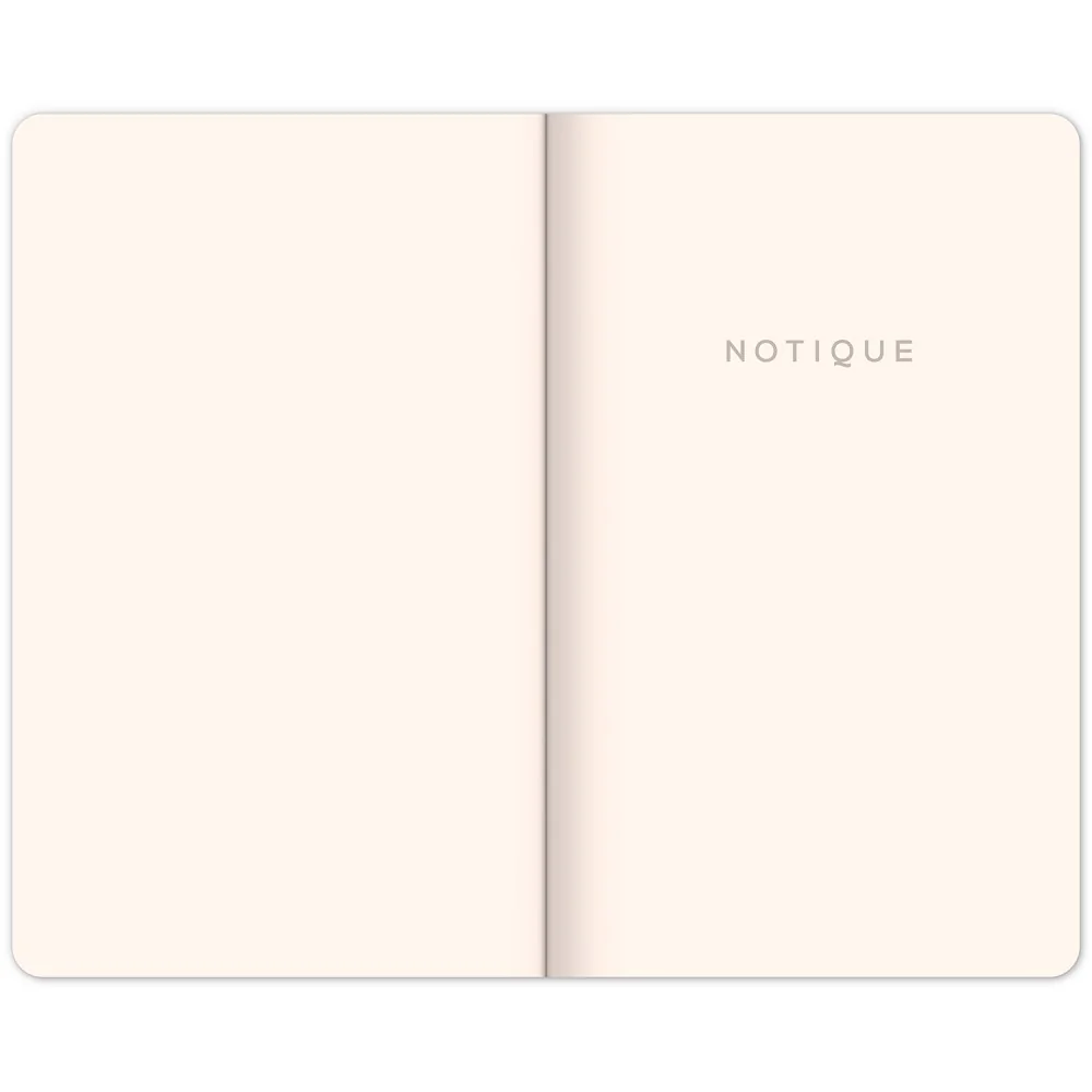 NOTIQUE Notes Modrý, tečkovaný 13 × 21 cm