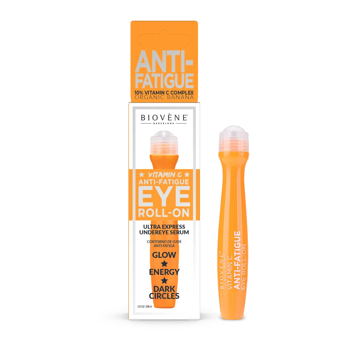 BIOVÉNE Anti-Fatigue roll-on sérum na oči s vitamínem C 15 ml