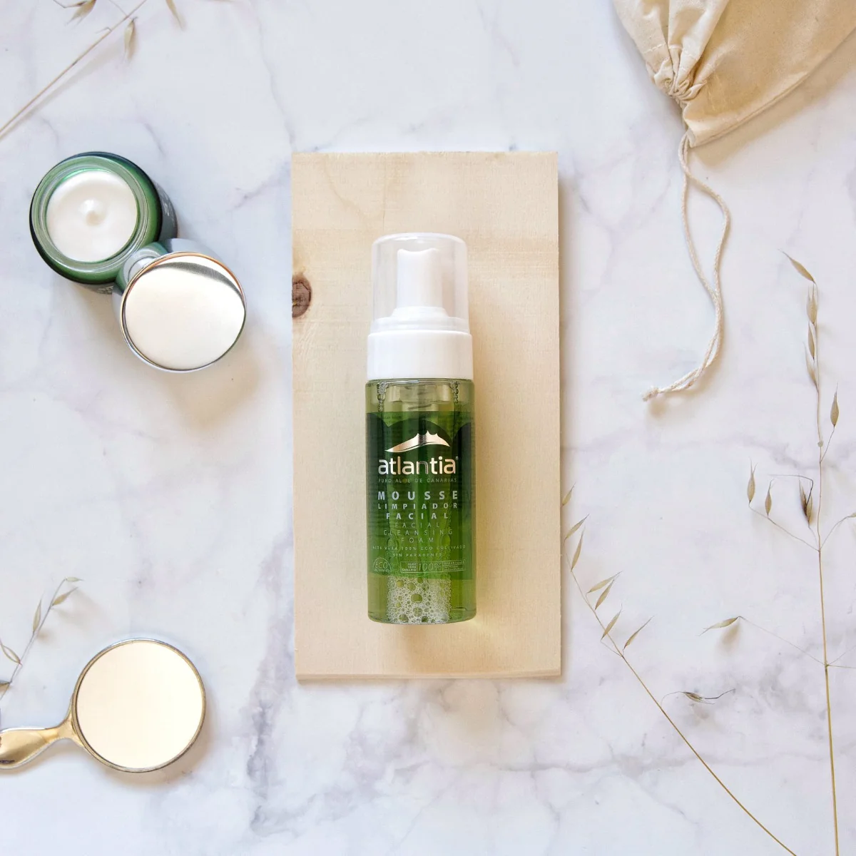 Atlantia Aloe Vera Čisticí pěna na obličej 150 ml