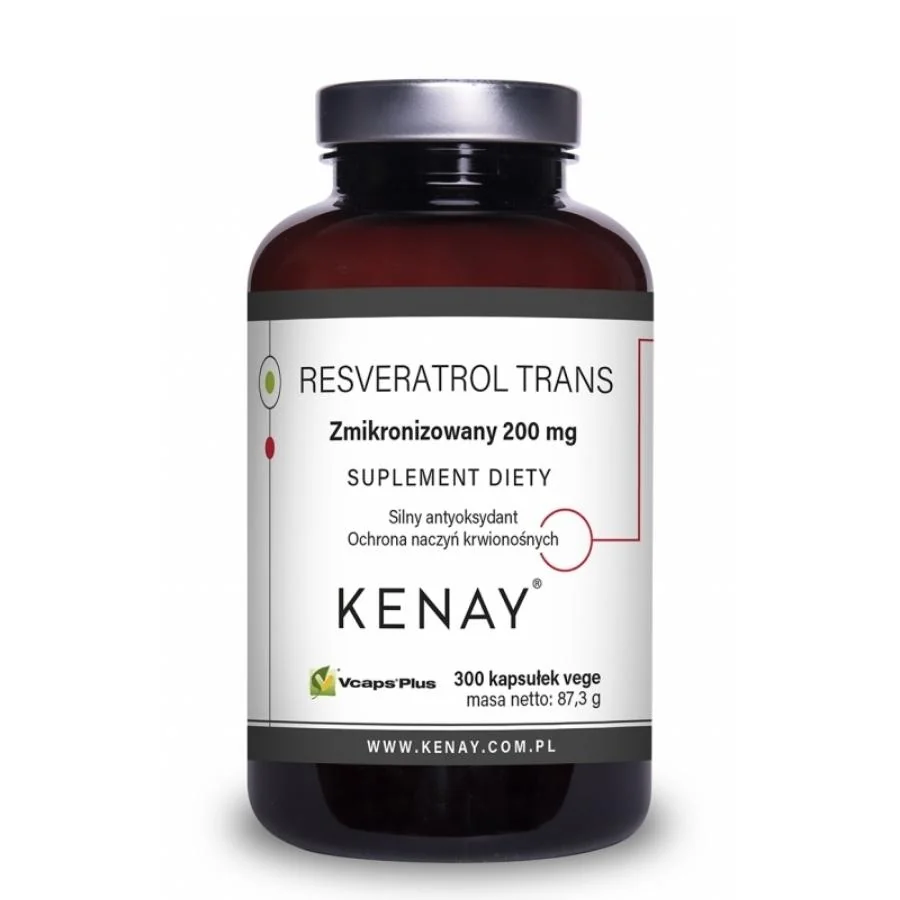 Kenay Trans resveratrol mikronizovaný 200 mg 300 kapslí