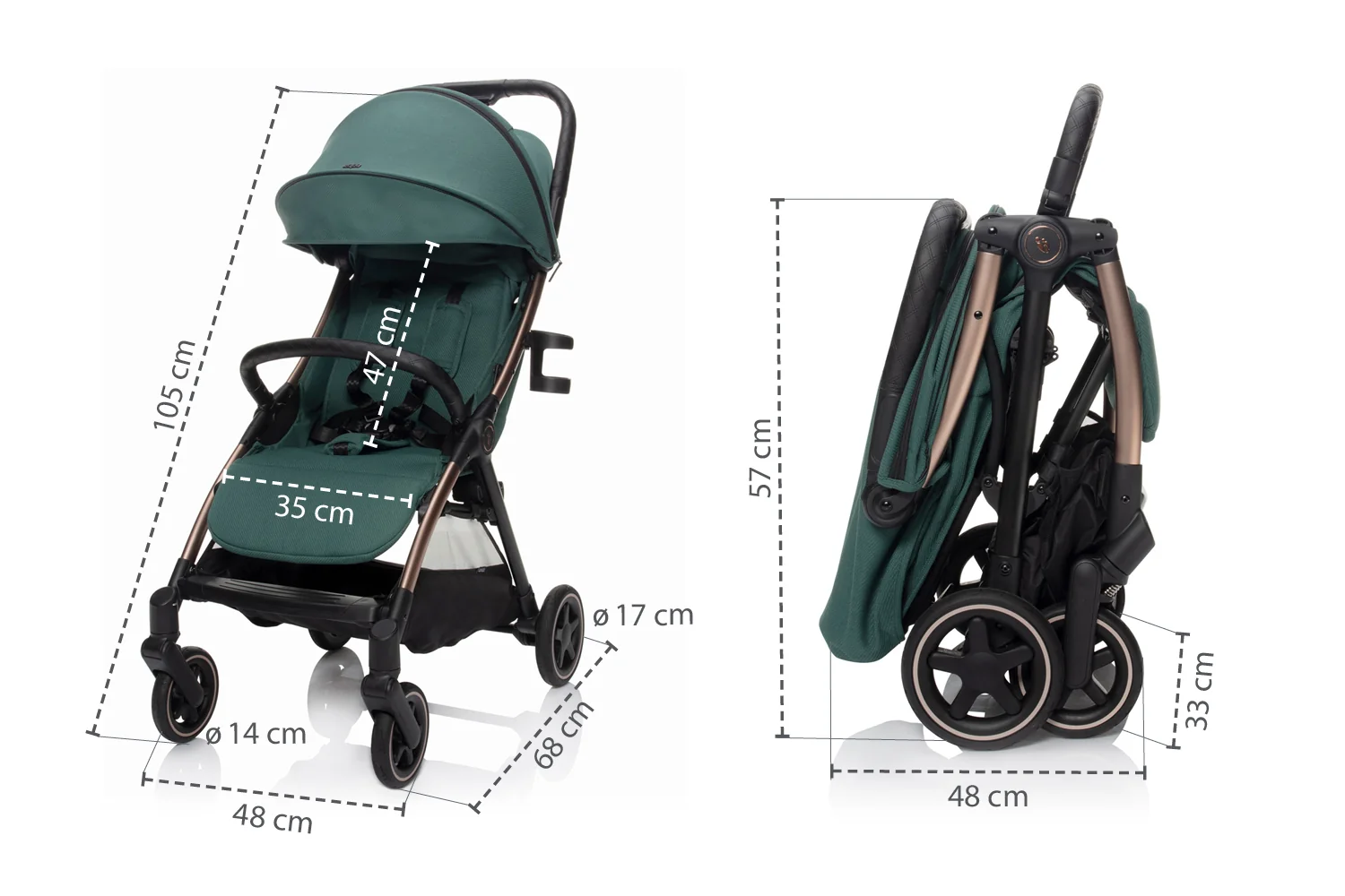 Zopa Kočárek Quiq 2, All Black 6