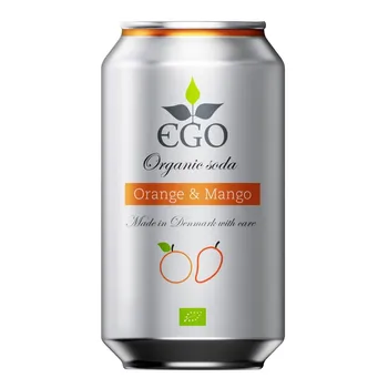 EGO BioLimonáda pomeranč/mango plechovka 330 ml