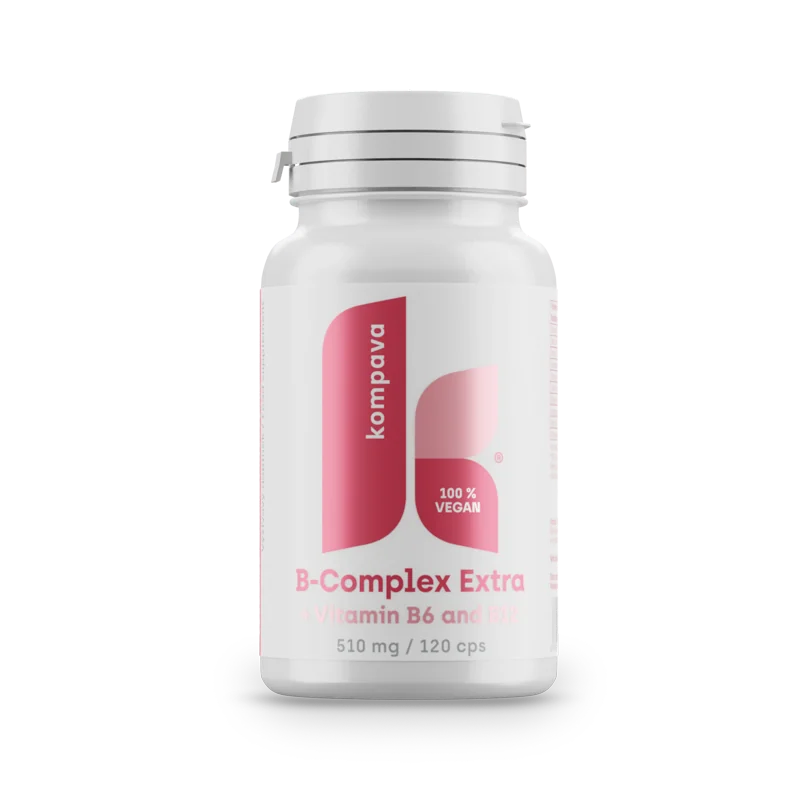 KOMPAVA B-komplex Extra 510mg/120 kapslí