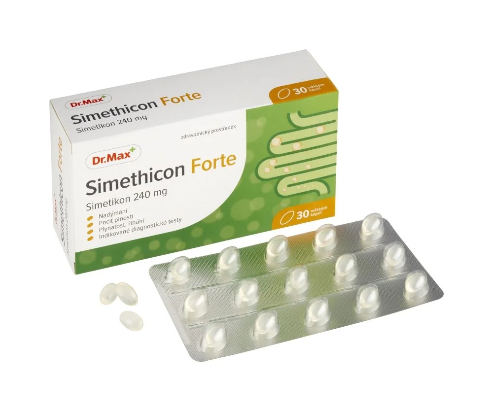 Dr. Max Simethicon Forte 240 mg 30 kapslí