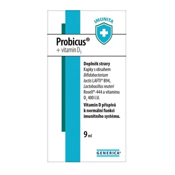 Generica Probicus® + vitamin D3 9 ml