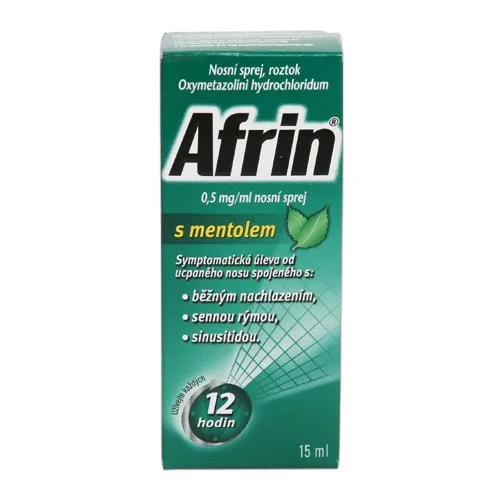 Afrin s mentolem 0,5 mg/ml