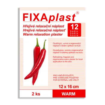 Fixaplast Warm Hřejivá relaxační náplast 2 ks 12x16 cm