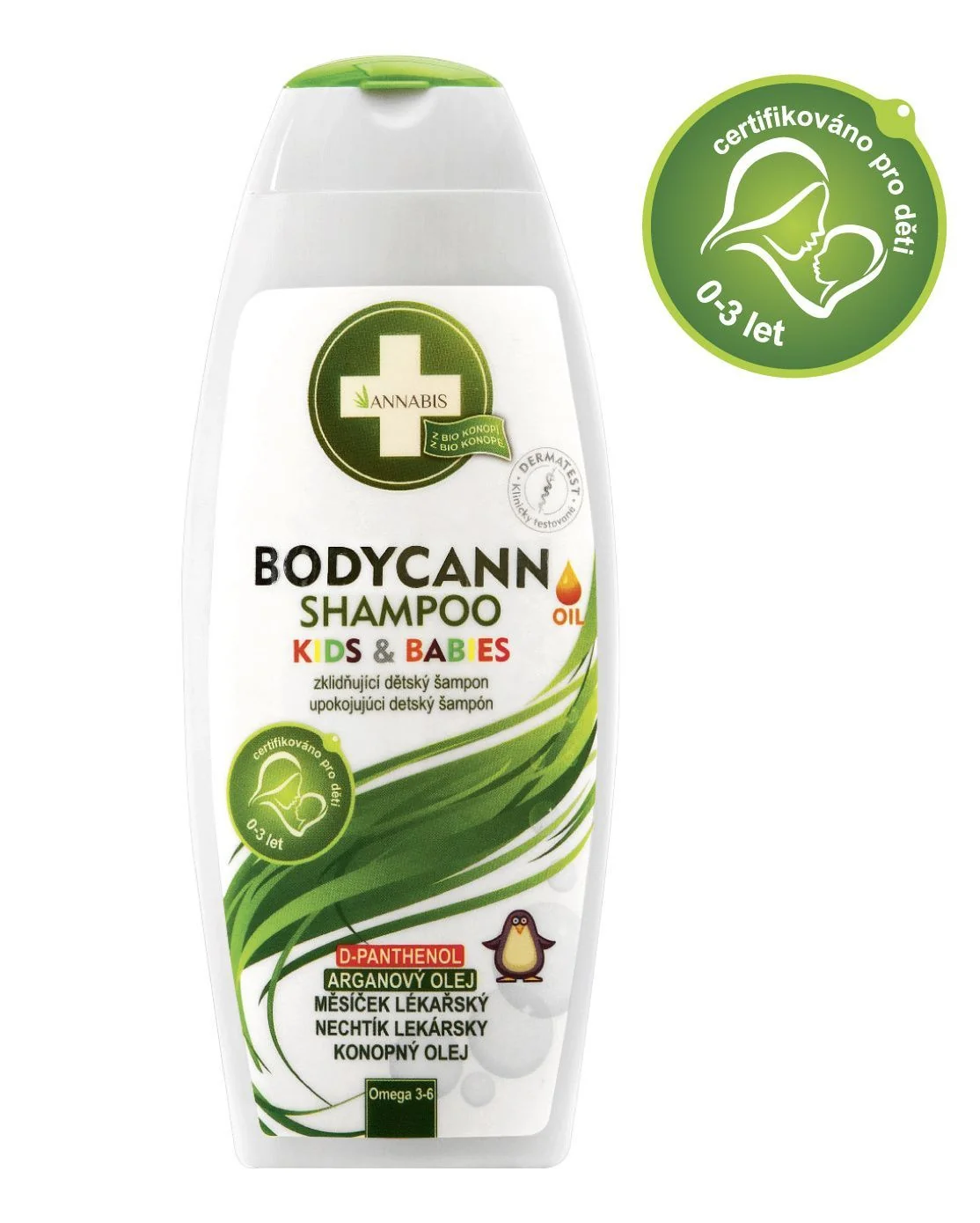 ANNABIS Bodycann dětský šampón s přírodními pěnidly 250ml