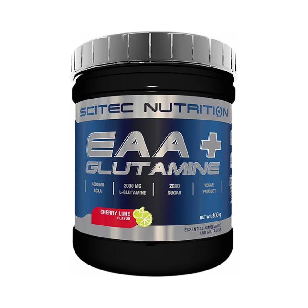 Scitec Nutrition EAA+ Glutamine 300g - růžová limonáda