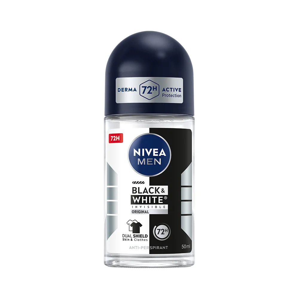 Nivea MEN Black&White Invisible Original kuličkový antiperspirant 50 ml