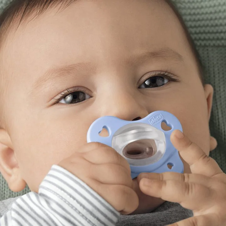 Chicco Dudlík PhysioForma Dual Soft modrý 6–16 m 2 ks