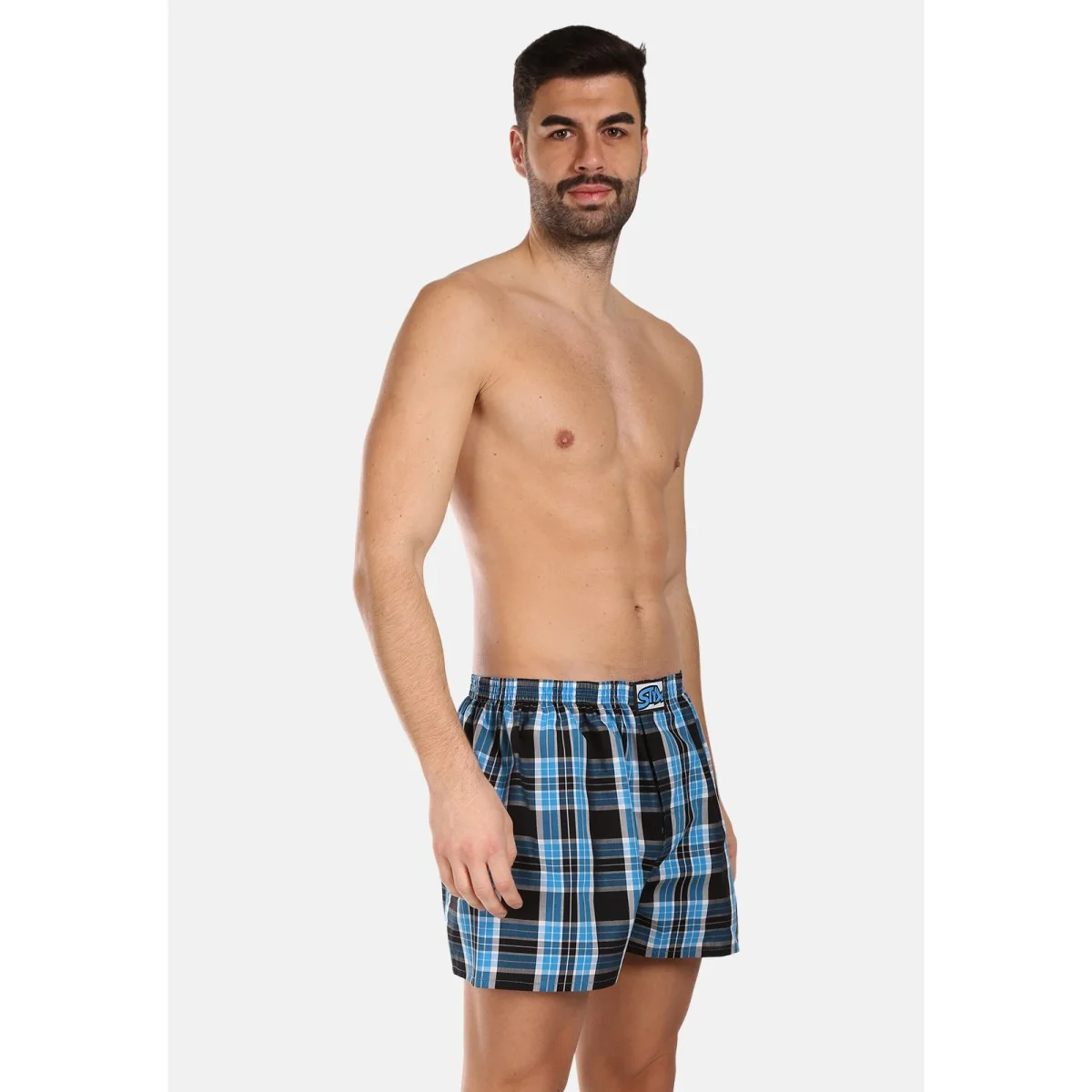 Styx 5PACK pánské trenky klasická guma vícebarevné (5A102125) M