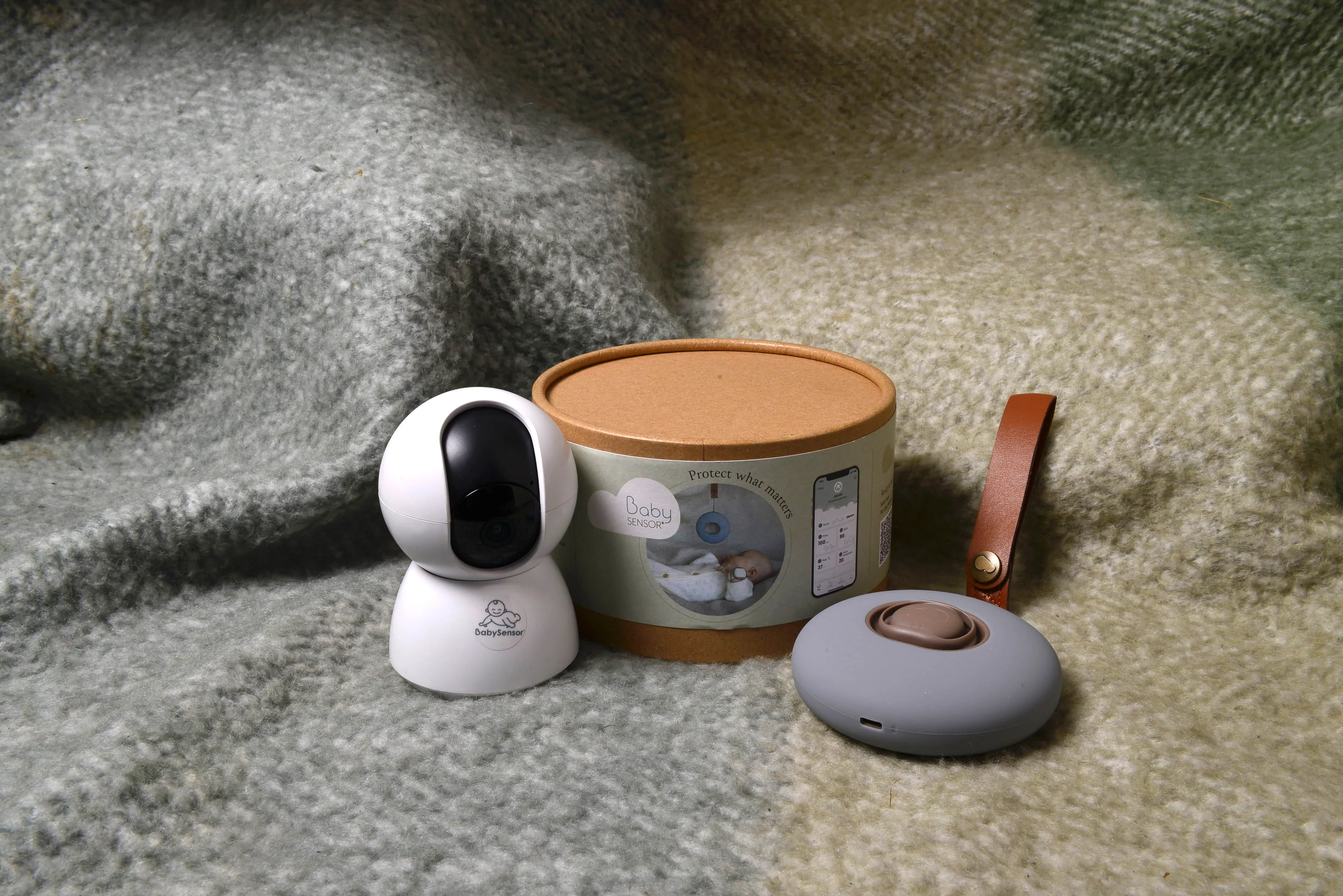 BabySensor Relax Chytrý senzor pro děti 0m-5let SET s HD kamerou, pásek ruka/noha