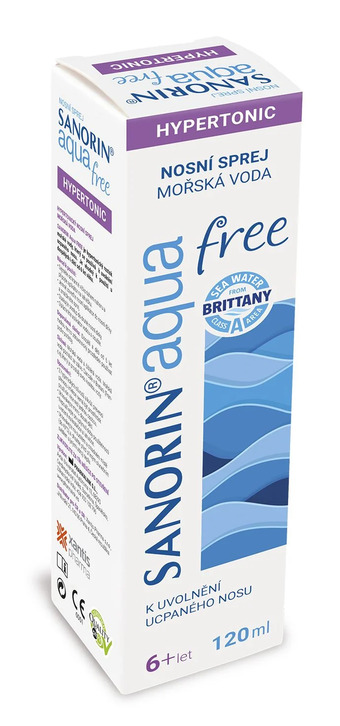 Sanorin Aqua Free sprej 120 ml
