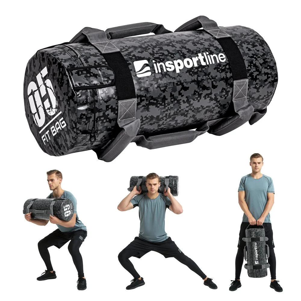 inSPORTline Posilovací vak s úchopy Fitbag Camu 5 kg