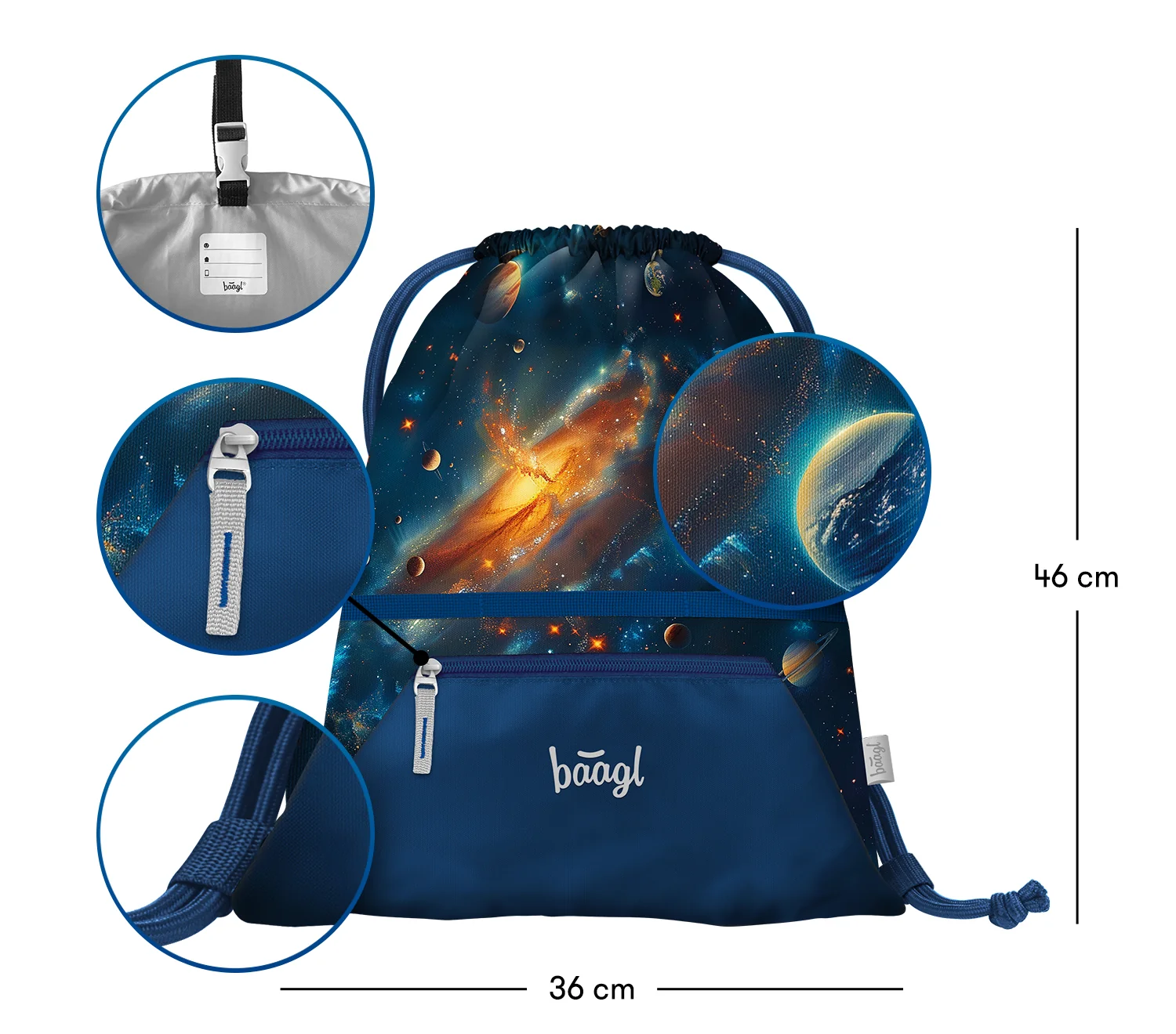 Baagl Sáček s kapsou Vesmír