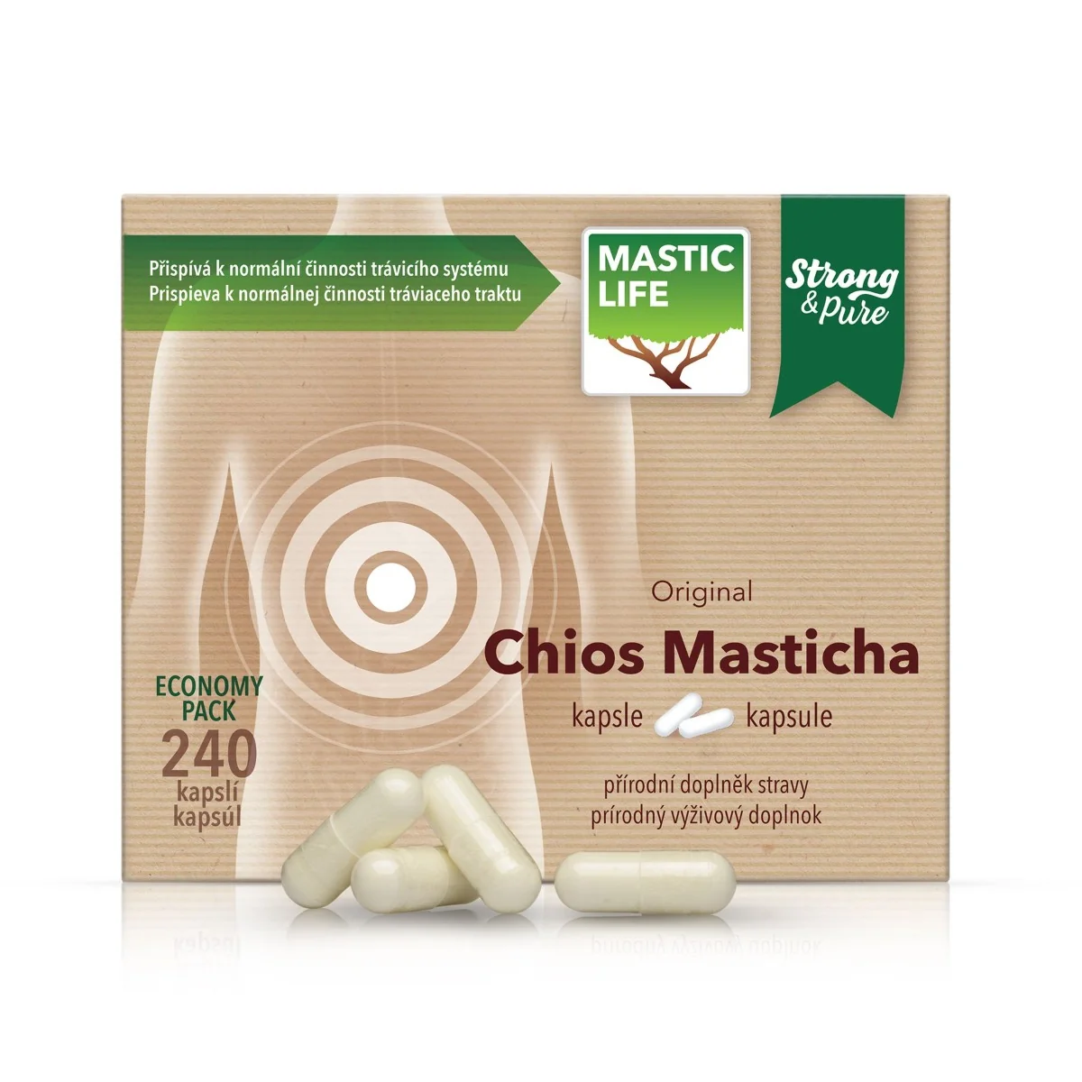Masticlife Strong & Pure Chios Masticha 240 kapslí