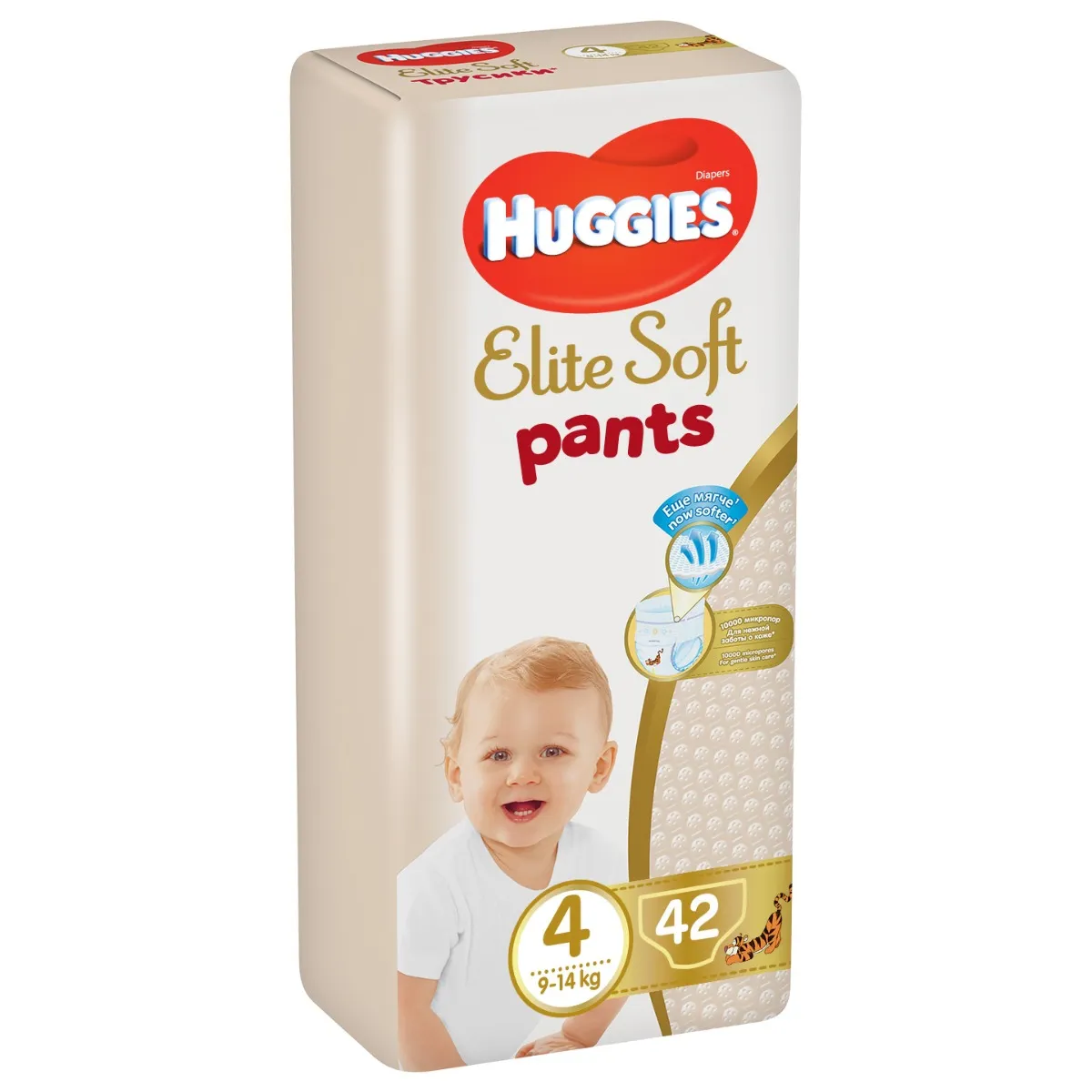 Huggies Elite Soft Pants 4 9–14 kg 42 ks