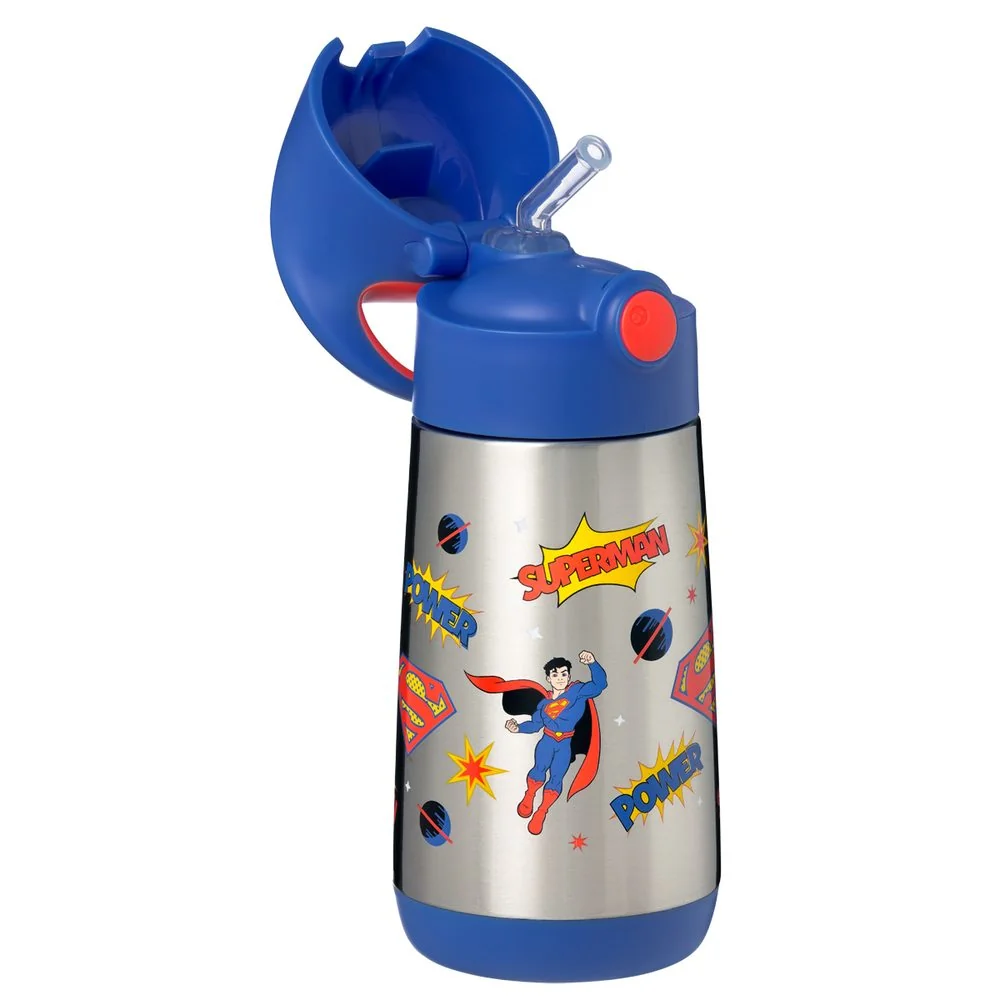 B.BOX Termoska na pití s brčkem 350 ml - Superman |
