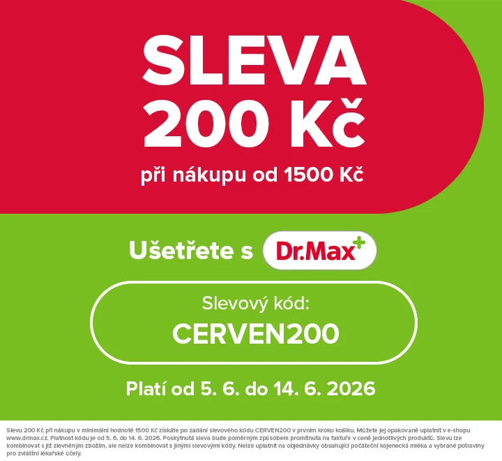 Sleva 200 Kč nad 1500 Kč
