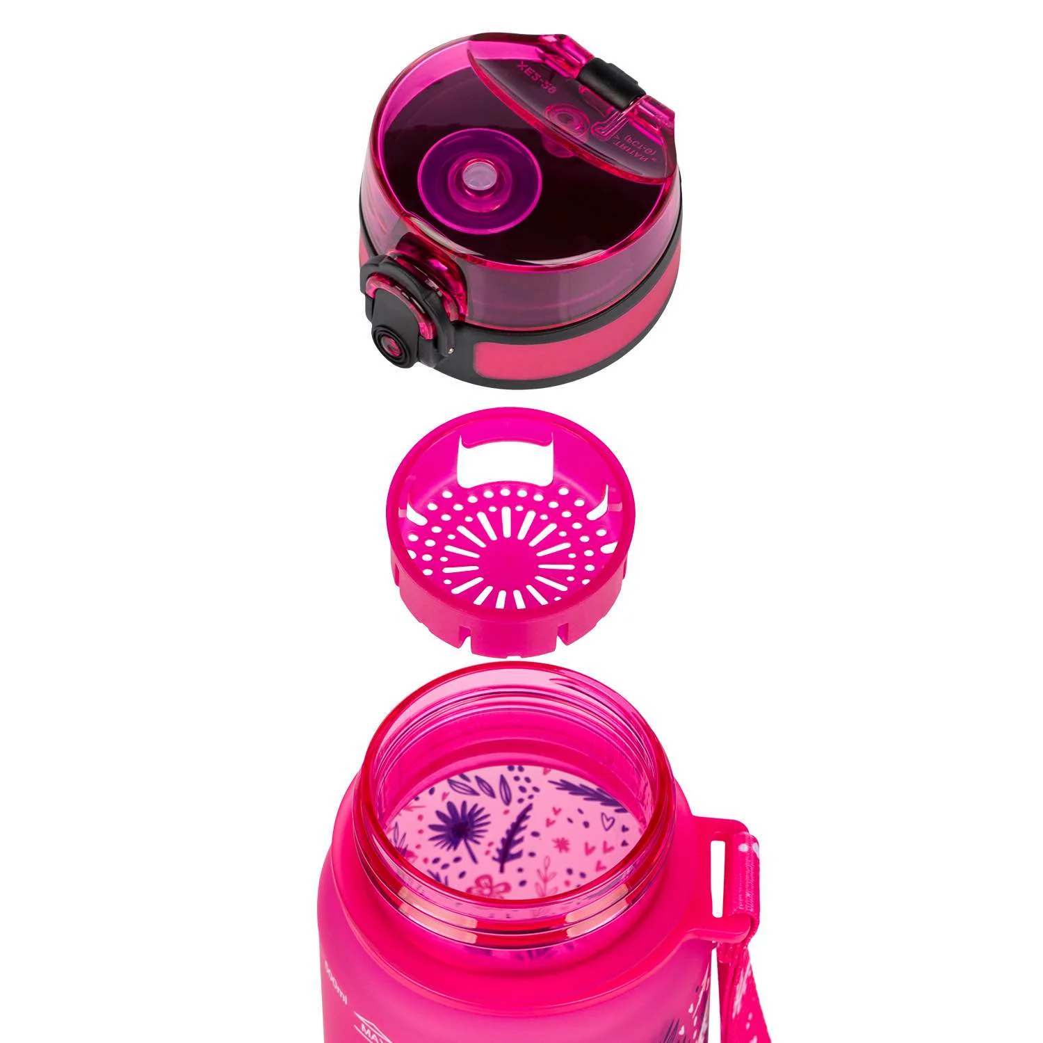 Baagl Tritanová láhev na pití Flamingo, 500 ml