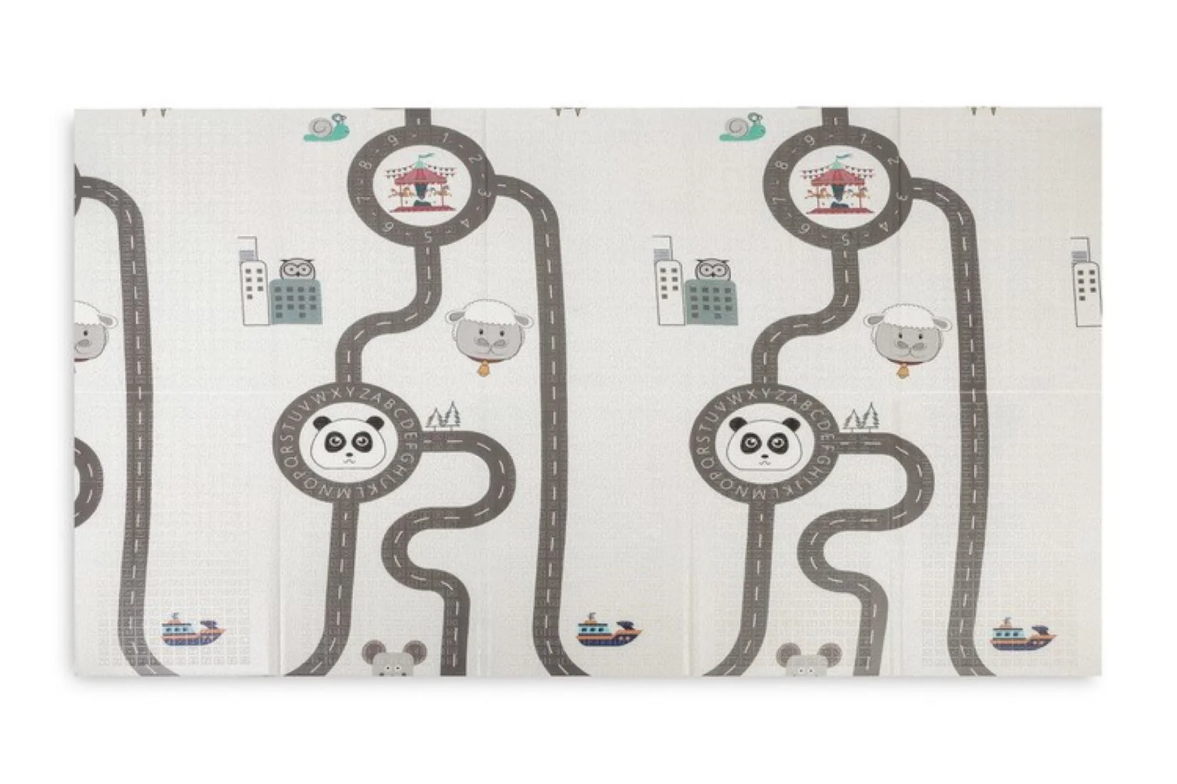 Toyz Forest Multifunkční pěnová podložka 200×150 cm – oboustranná, taška