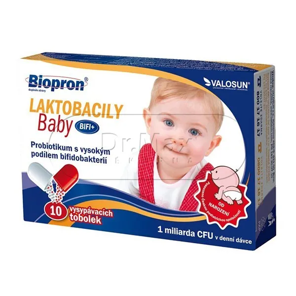 Walmark Biopron LAKTOBACILY Baby BiFi+ tob.10