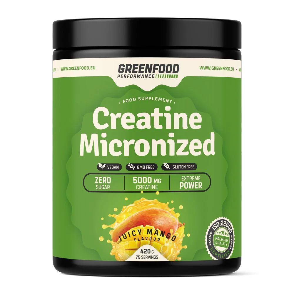 GreenFood Performance Creatine Juicy mango 420 g
