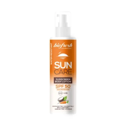 Biofresh Sun Care Opalovací tělové mléko s pumpičkou SPF50 200 ml