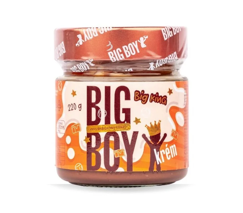 BIG BOY Big King Krém s lískovými ořechy, mlékem a karamelem 220 g