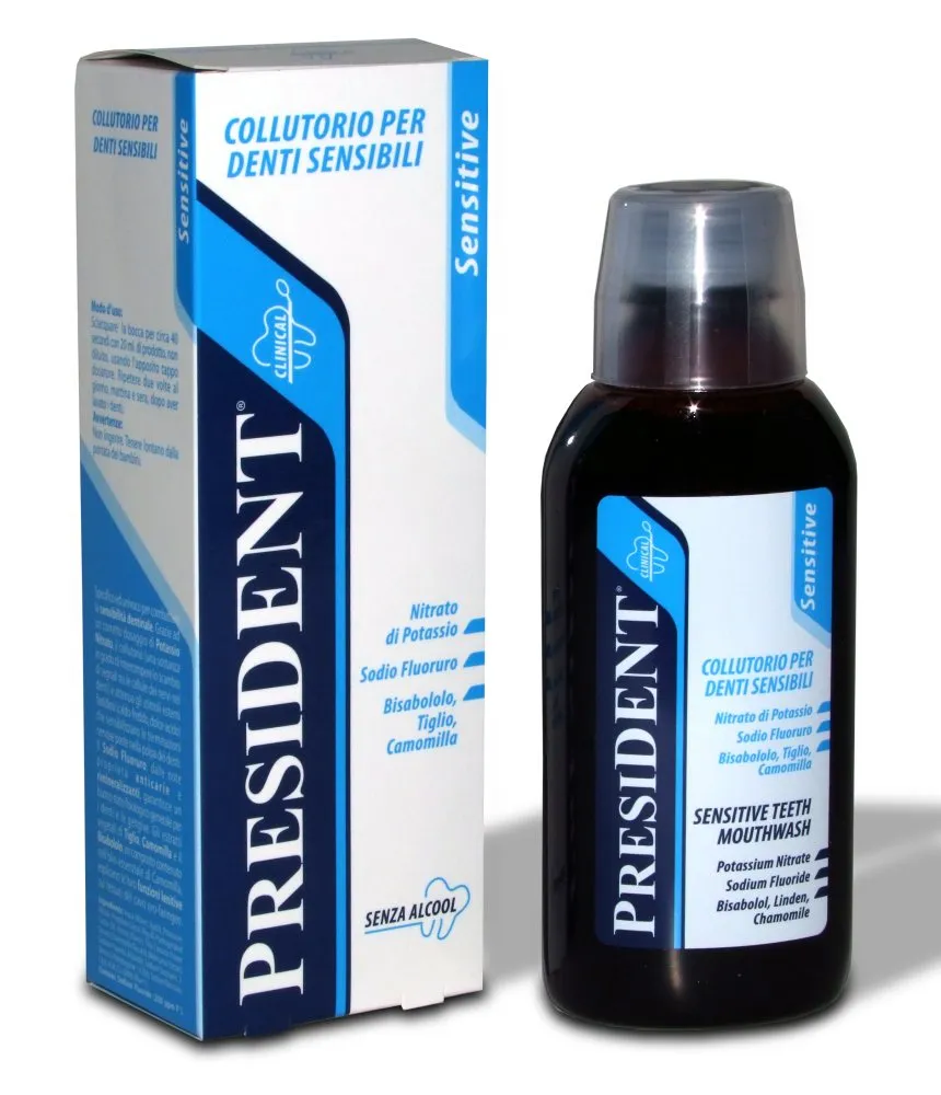 President Ústní voda Sensitive 250 ml