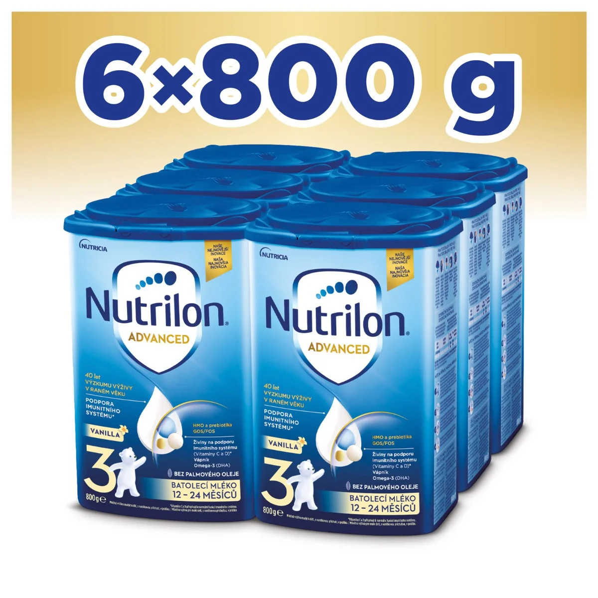 Nutrilon Advanced 3 Vanilla 6x800 g