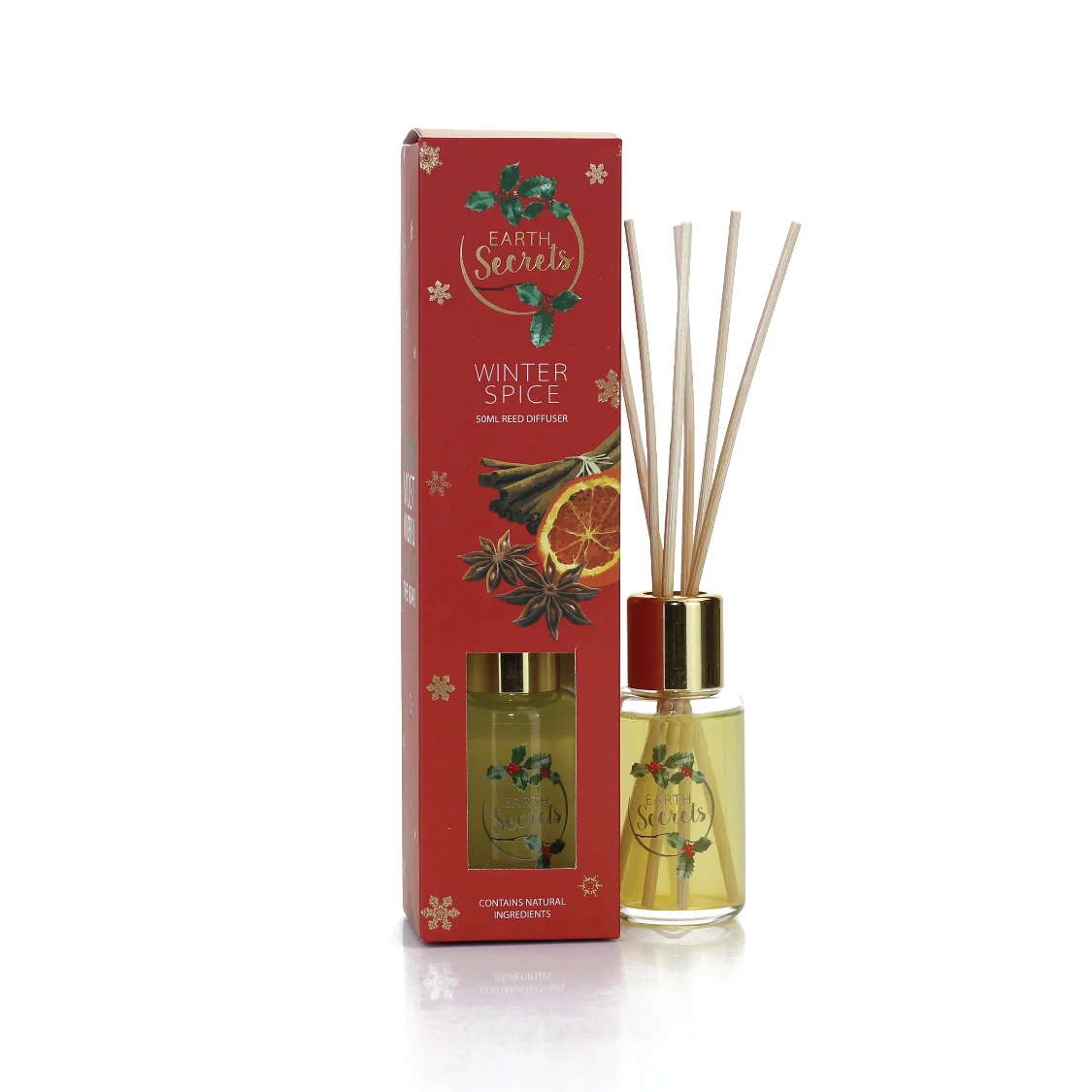 Ashleigh & Burwood London Vánoční difuzér EARTH SECRETS - WINTER SPICE 50 ml +