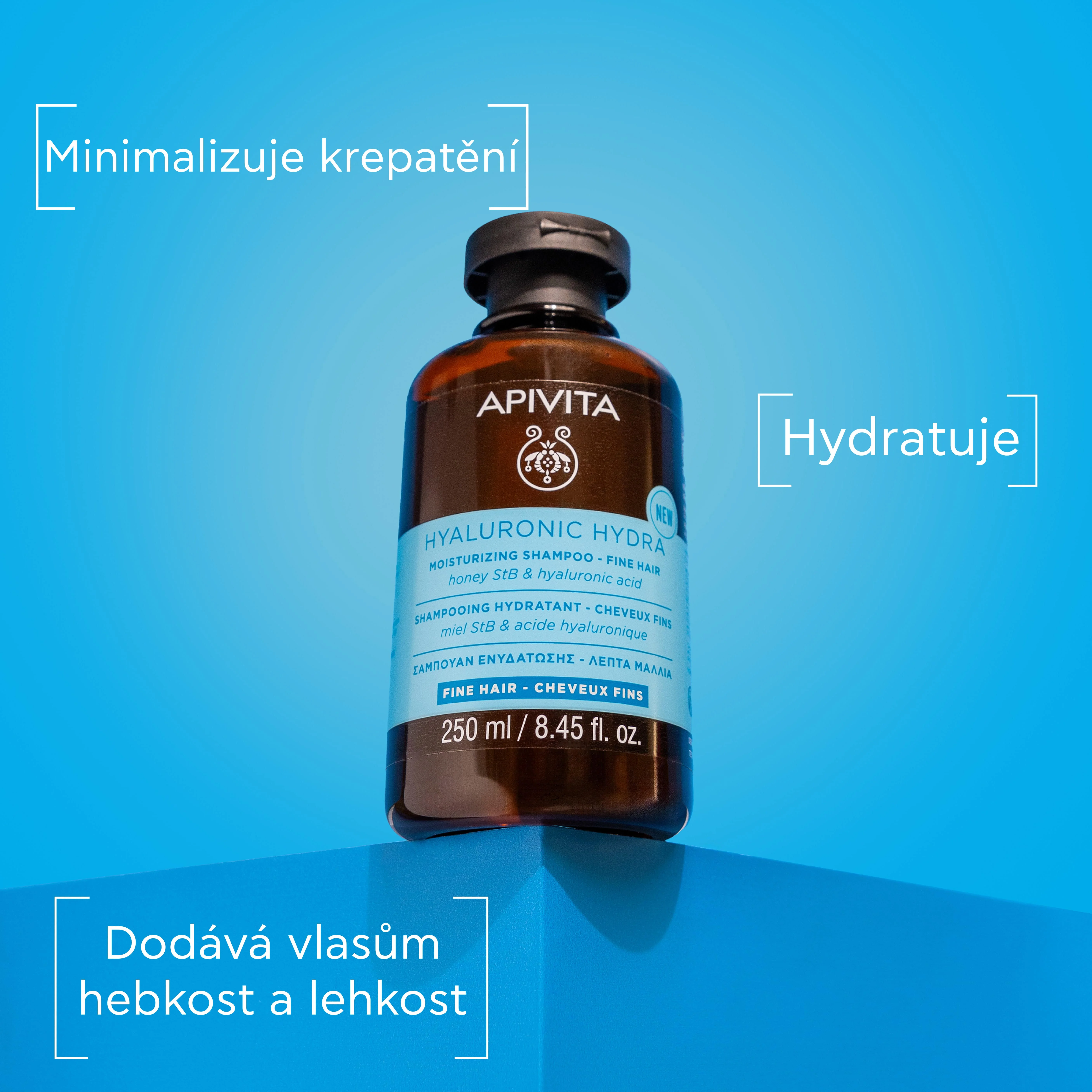 APIVITA Hyaluronic Hydra hydratační šampon na jemné vlasy 250 ml