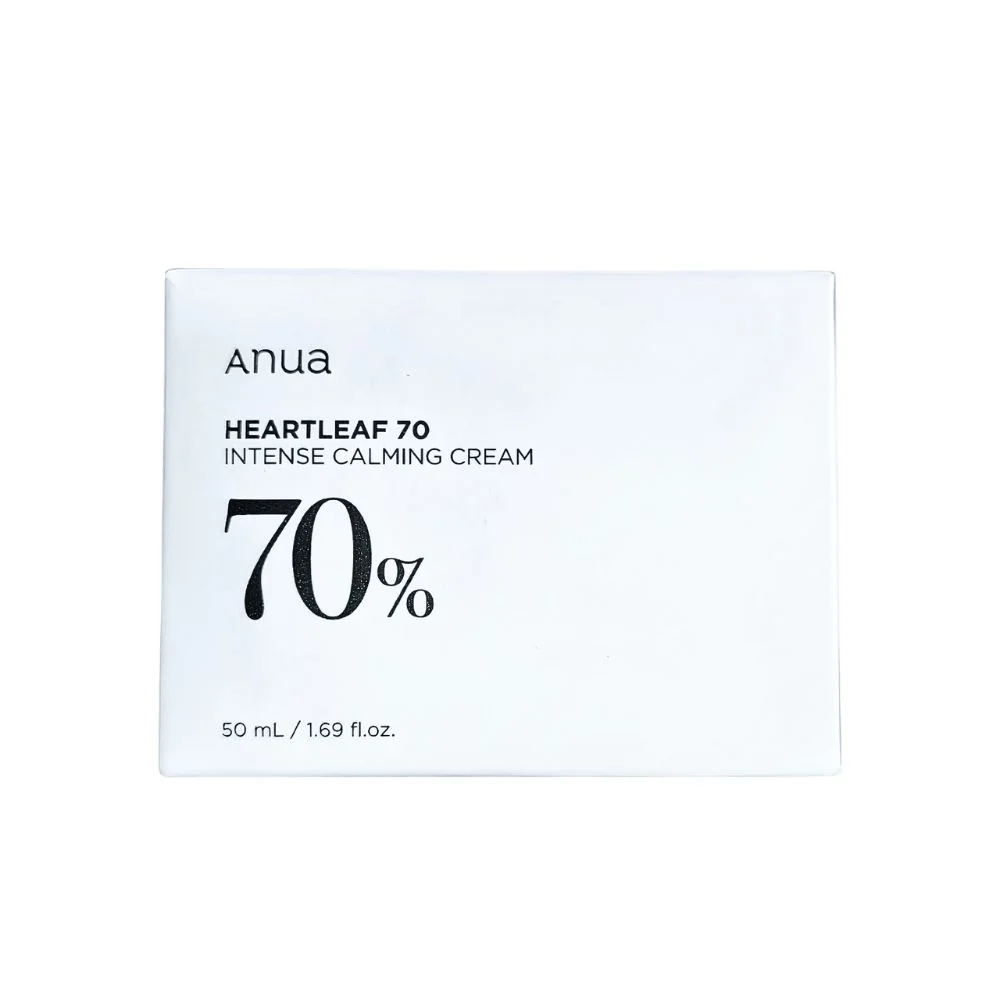 Anua Heartleaf 70% Intense Calming Cream zklidňující krém 50 ml