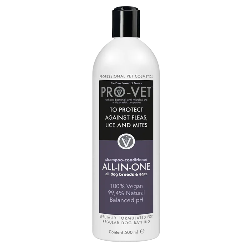 PRO-VET Šampon a kondicionér all-in-one 500 ml