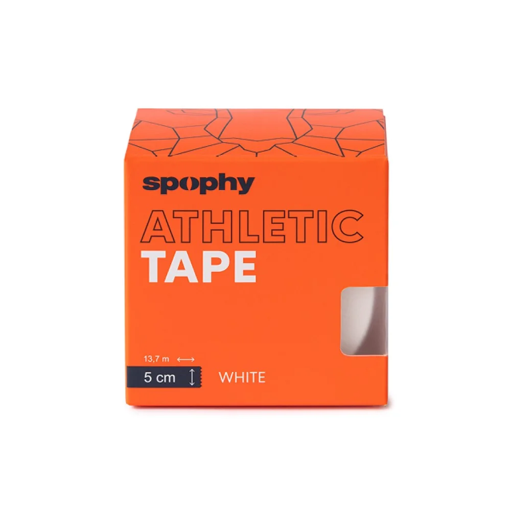Spophy Athletic Tape 5 cm x 13,7 m fixační tejp bílý