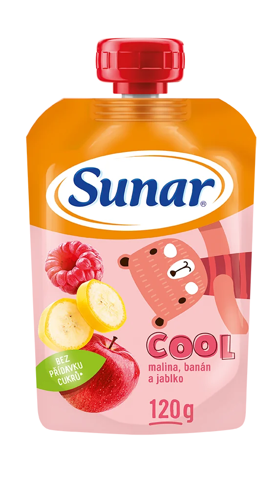 Sunar Cool ovoce Malina, banán, jablko kapsička 120 g