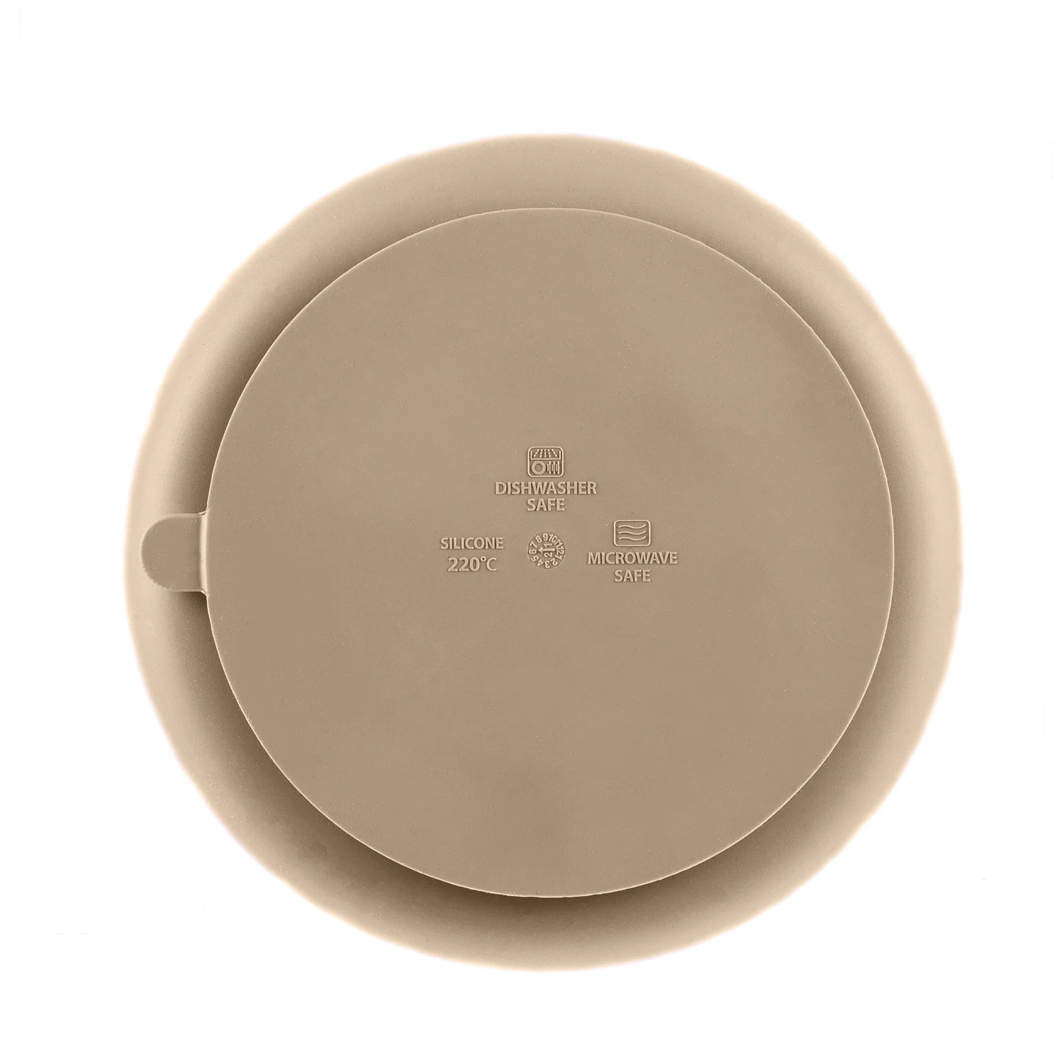 Zopa Silikonový dělený talířek s přísavkou, Sand Beige 4