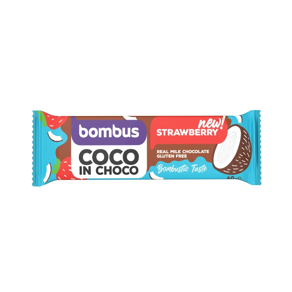 Bombus COCO in CHOCO Strawberry 40 g