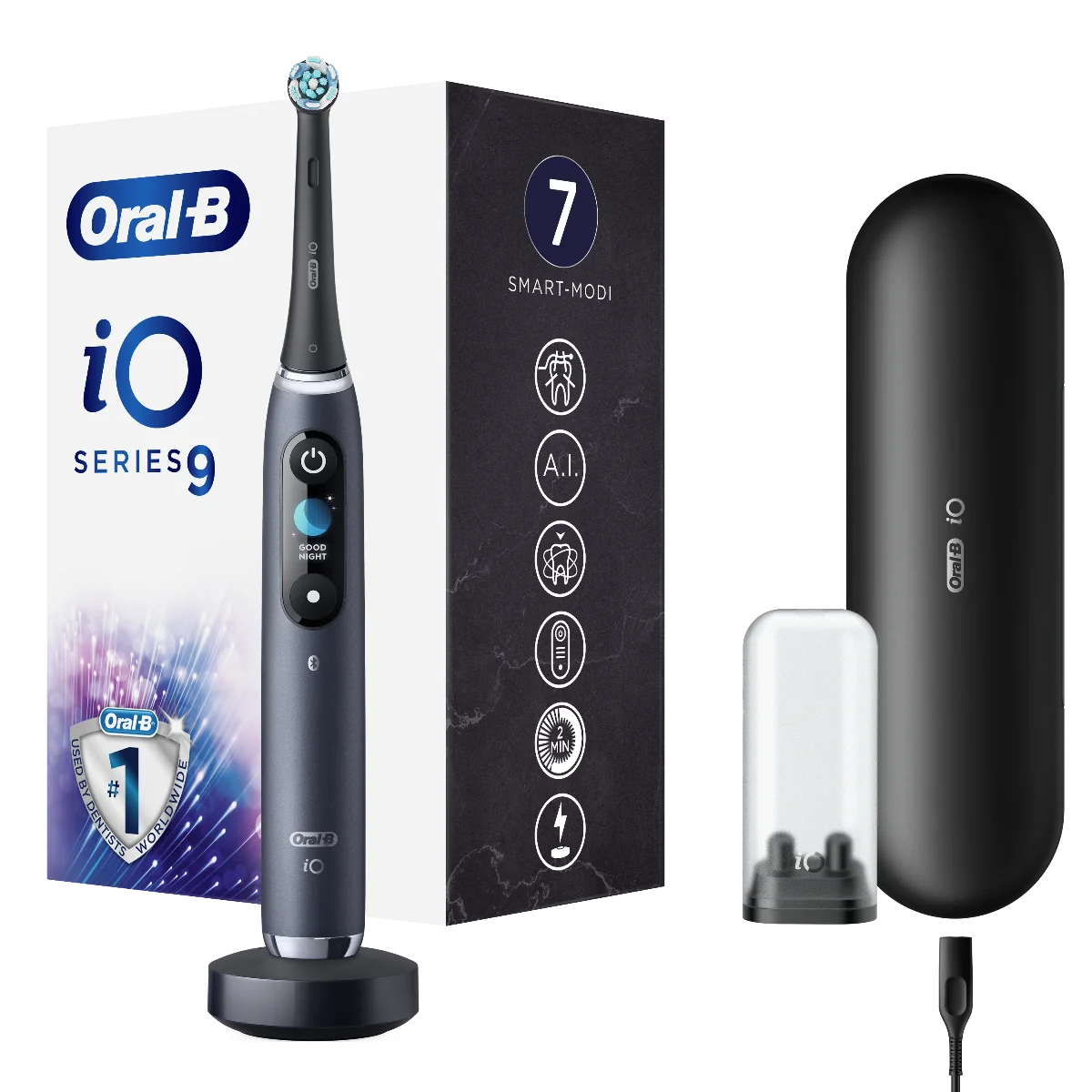 Oral-B iO9 Series Black Onyx elektrický zubní kartáček