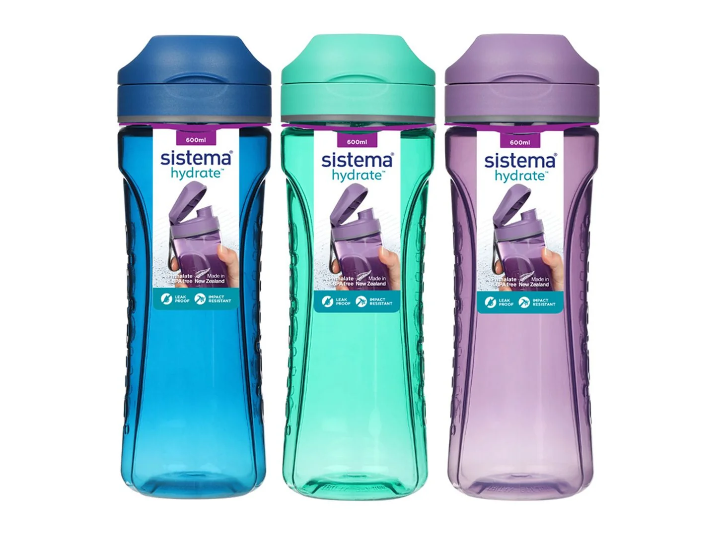 Sistema Hydrate Tritan Swift Flip Top lahev 600 ml