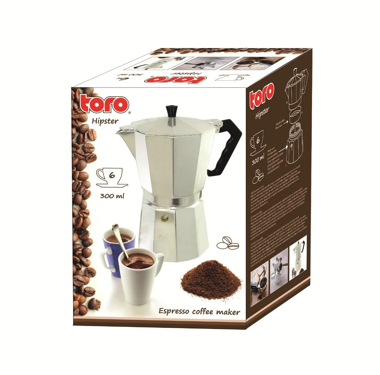 Toro Kávovar Hipster 6 šálků 1 ks