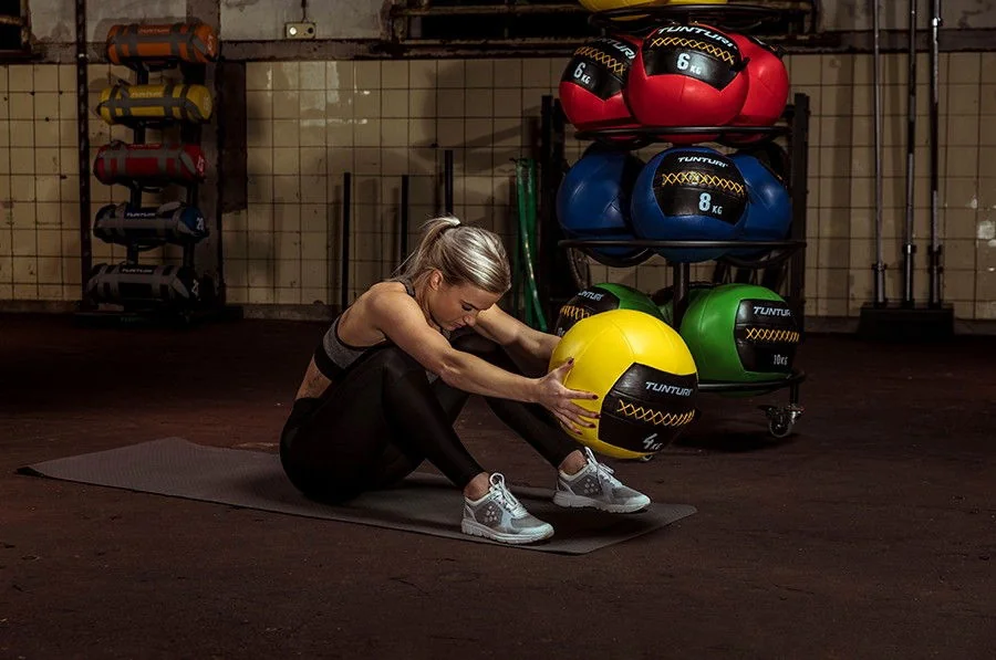 Tunturi Míč pro funkční trénink Wall ball varianta 10 kg zelený