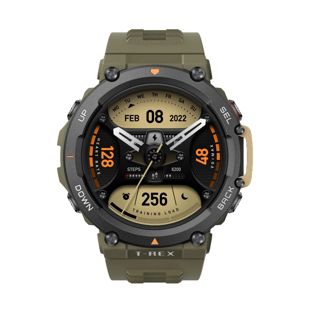 Amazfit T-Rex 2 Wild Green chytré hodinky