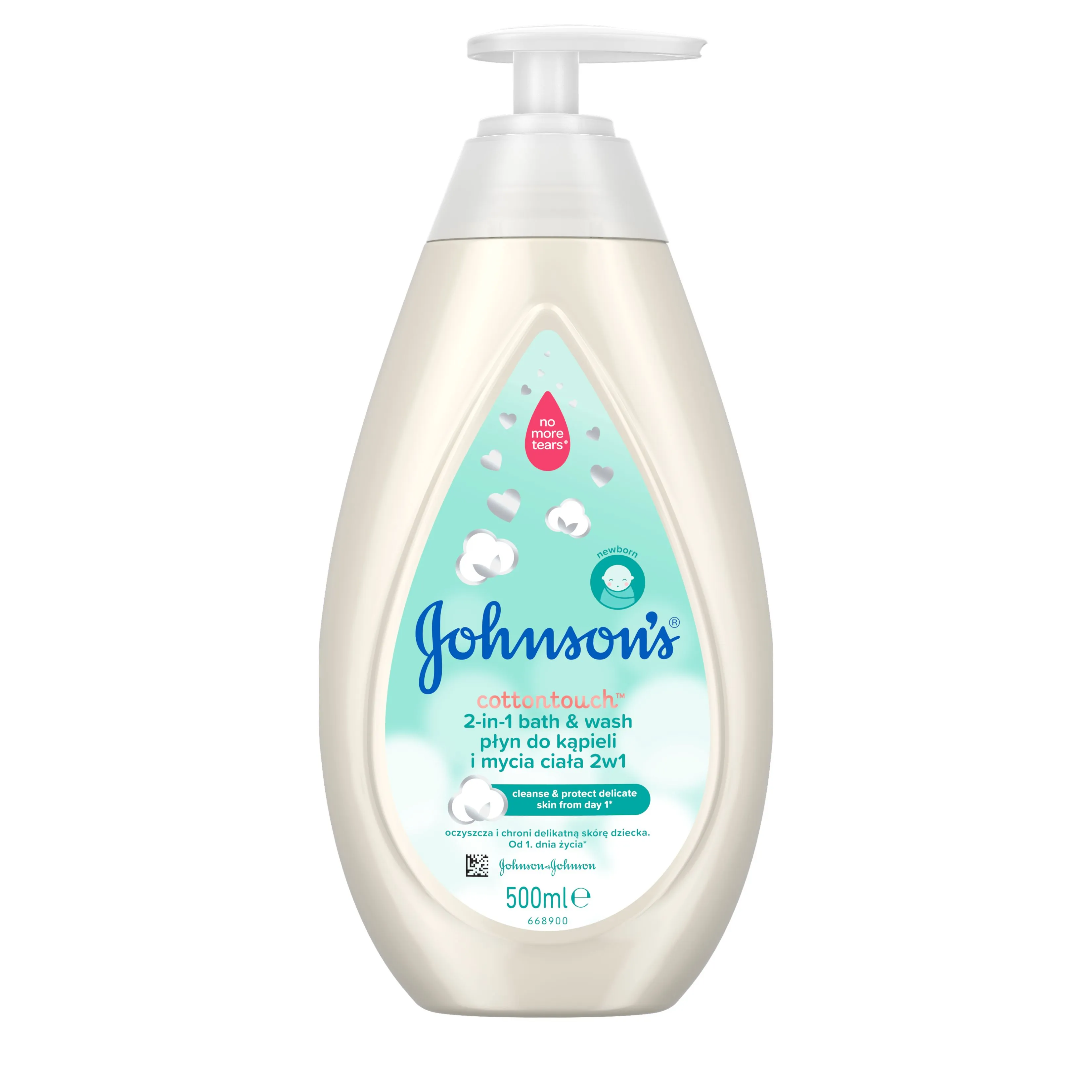 Johnson's Baby Cottontouch Koupel a mycí gel 2v1