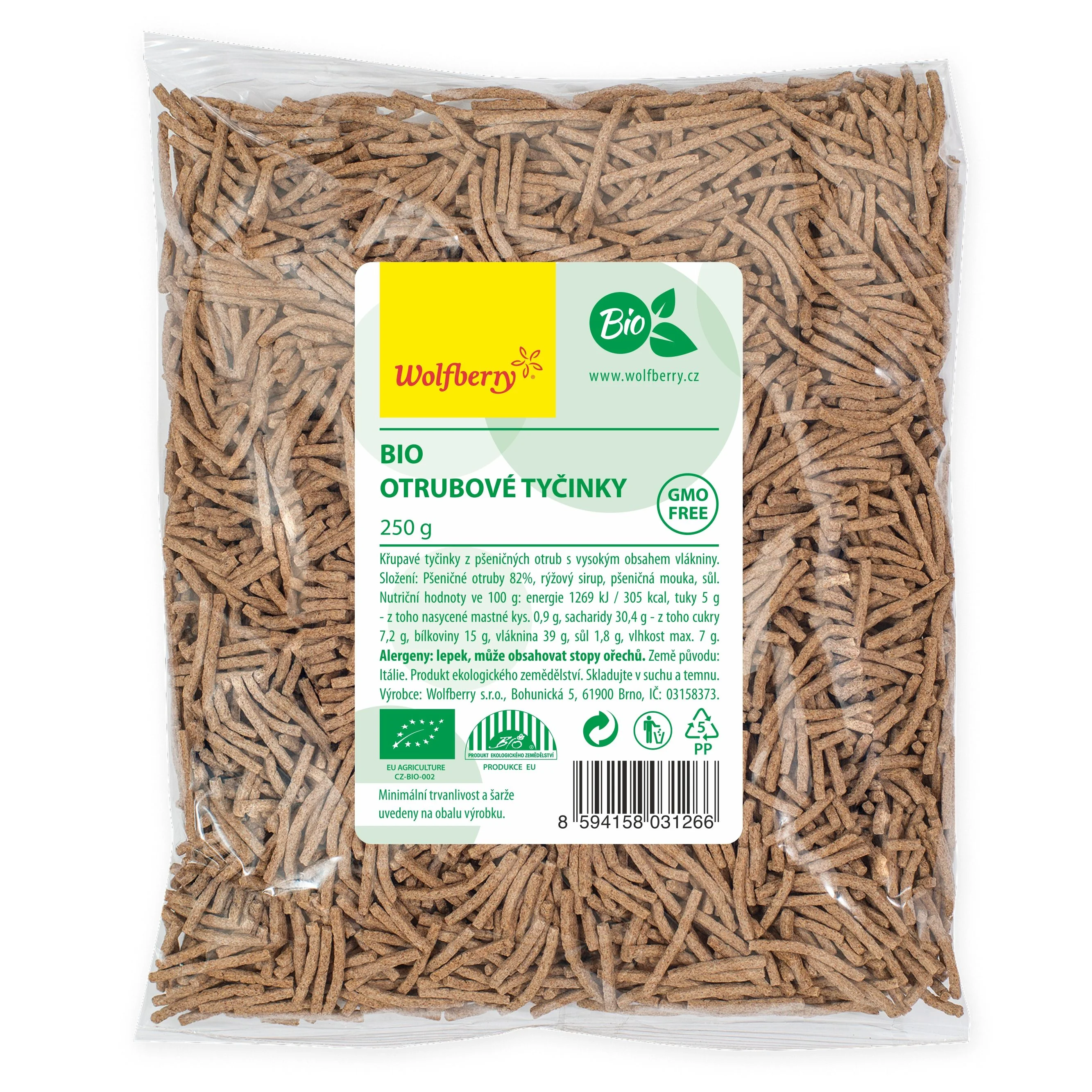 Wolfberry Otrubové tyčinky BIO 250g