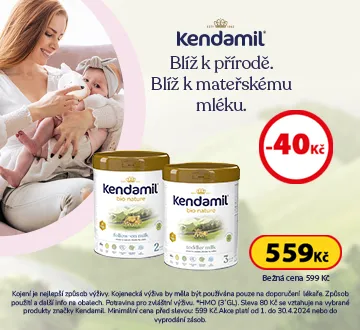 Kendamil BIO SLEVA 40 Kč (duben 2024)