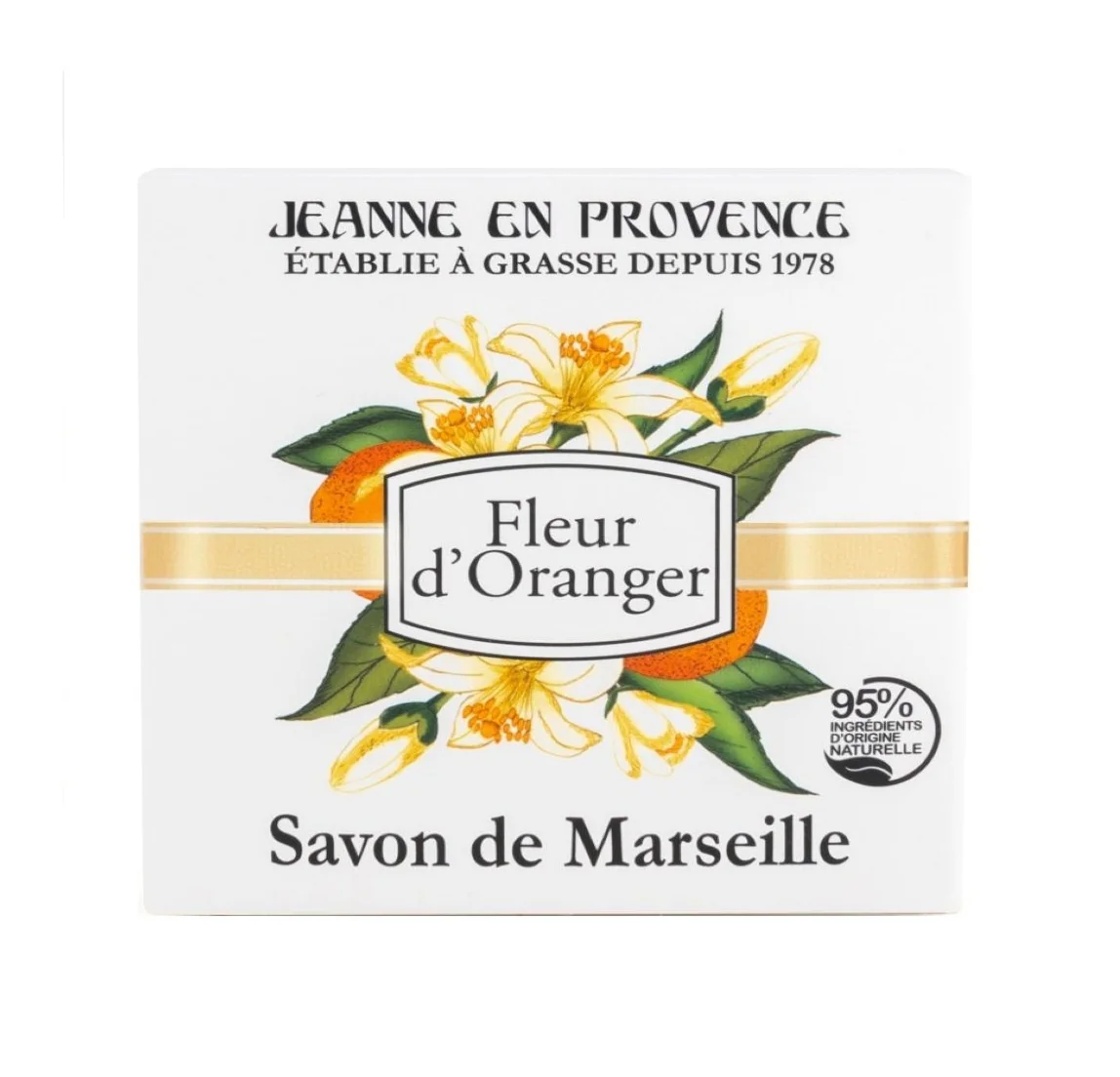 Jeanne en Provence Tuhé mýdlo Pomerančový květ 100 g